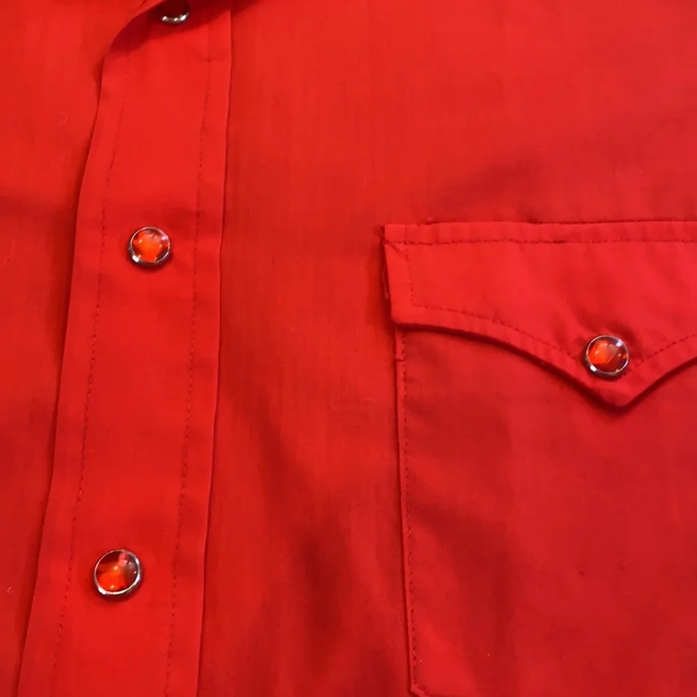 Vintage Wrangler Pearl Snap Shirt - Picture 4 of 5